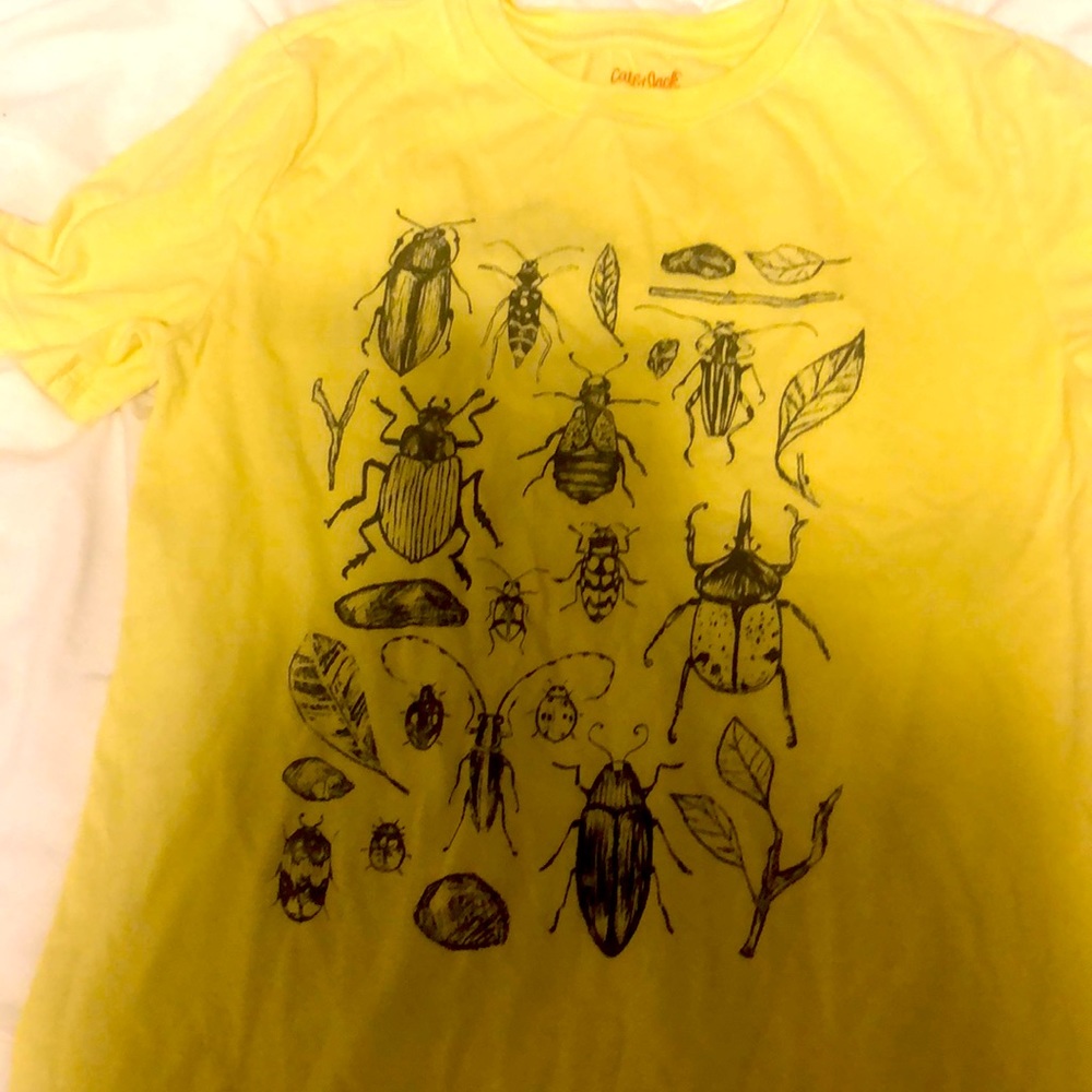 Yellow cat and jack t shirt youth
